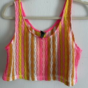 Colorful Striped Women's Top